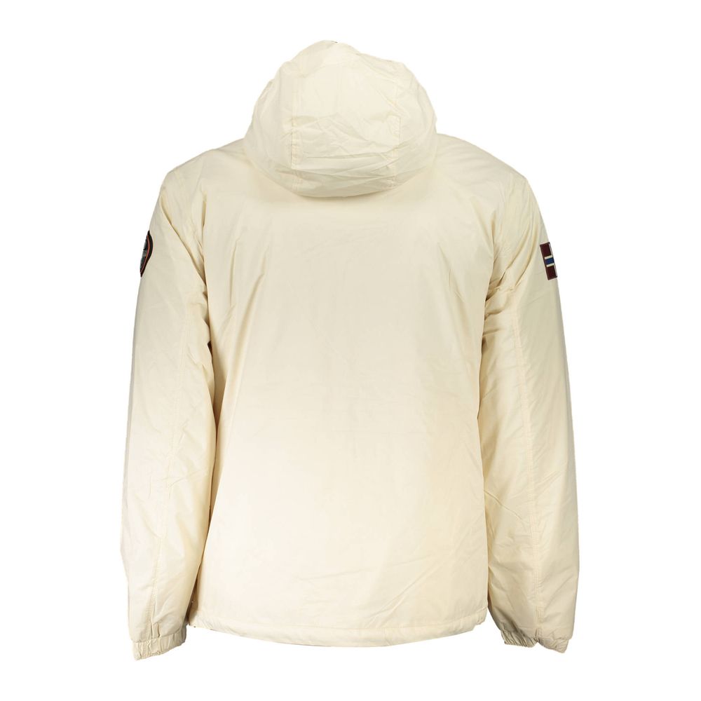 Napapijri Weiße Polyamid Herren Jacke